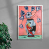 Toro contemporary wall art print by Caitlin Flood-Molyneux - sold by DROOL