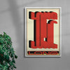 Long contemporary wall art print by Sheyi Adebayo - sold by DROOL