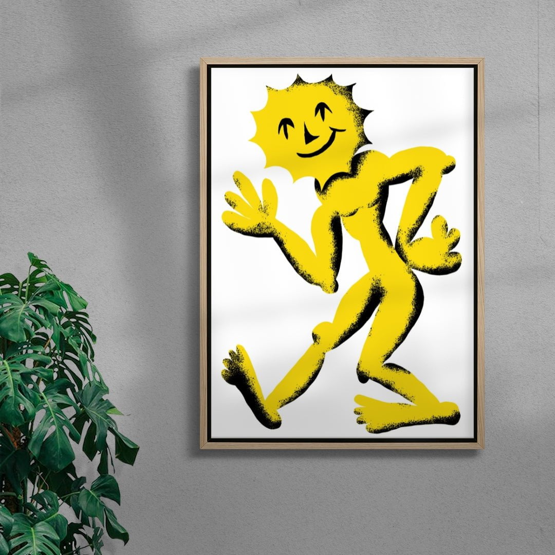 Summer Bod! contemporary wall art print by Guy Field - sold by DROOL