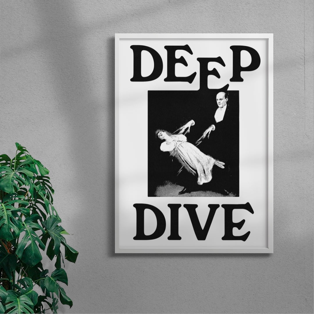 Deep Dive contemporary wall art print by Utsav Verma - sold by DROOL