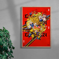 Thumbnail for GOTEN TAG contemporary wall art print by DINES© - sold by DROOL