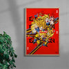 GOTEN TAG contemporary wall art print by DINES© - sold by DROOL