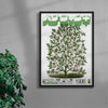 Magnolia Tree contemporary wall art print by George Kempster - sold by DROOL