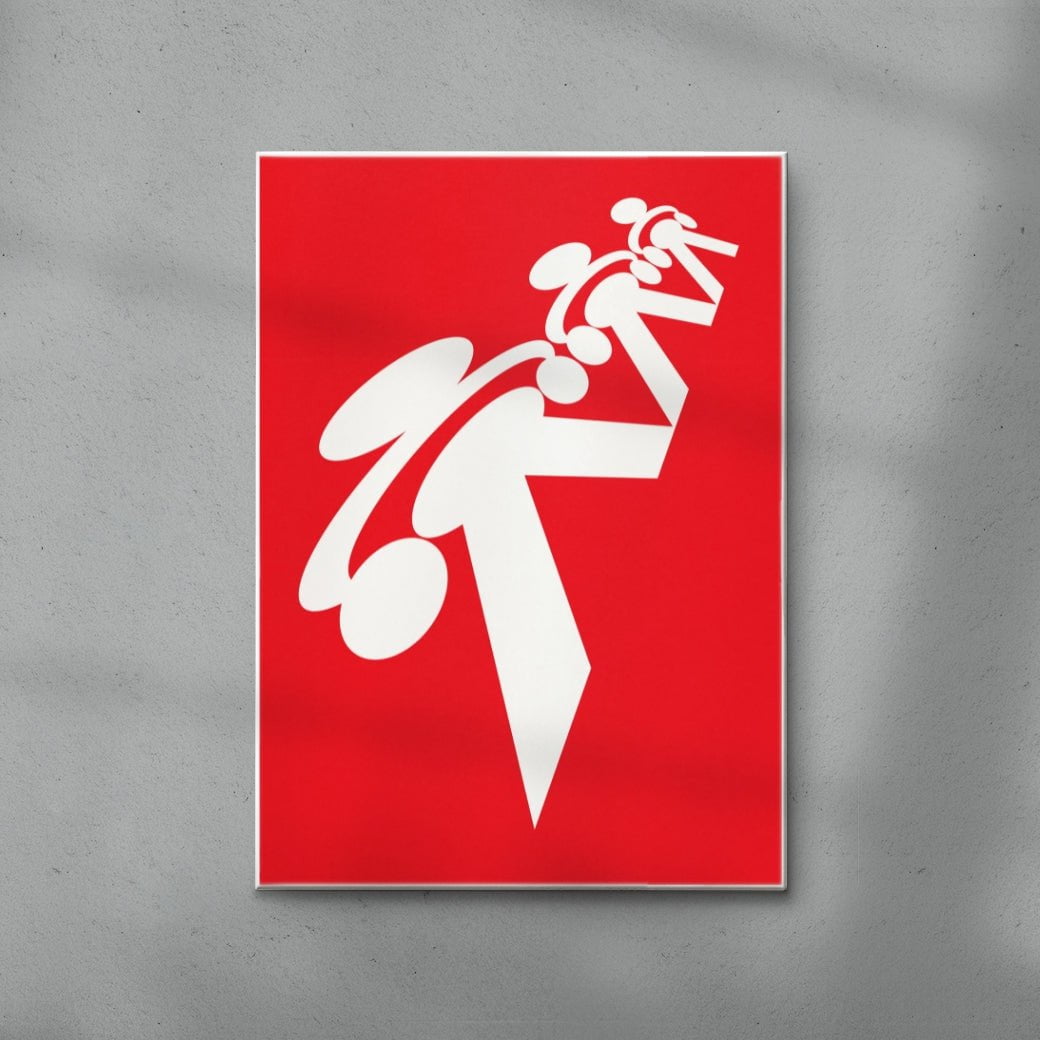 Big Boyz contemporary wall art print by Edan Strachan - sold by DROOL