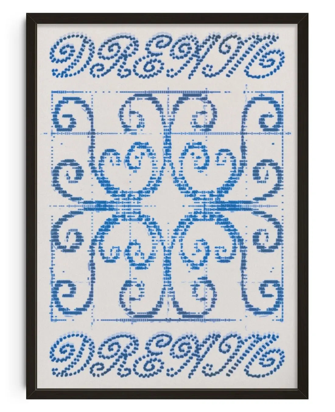 Blue Dreams contemporary wall art print by KBAR studio - sold by DROOL