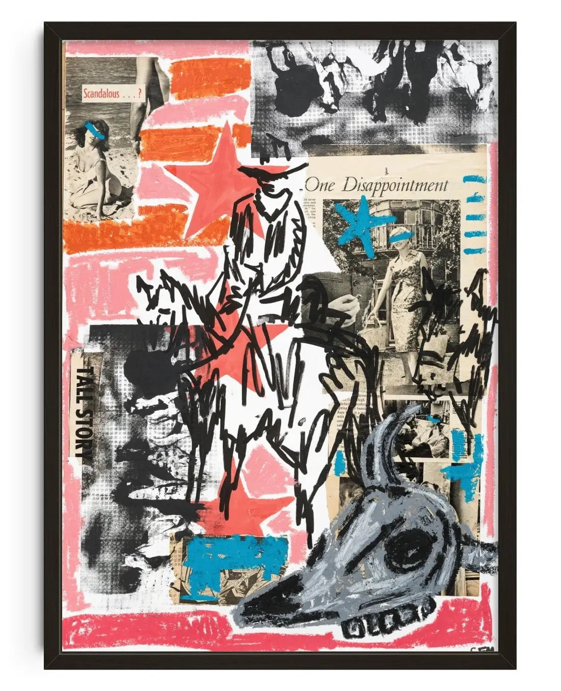 The Wild West contemporary wall art print by Caitlin Flood-Molyneux - sold by DROOL