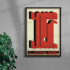 Long contemporary wall art print by Sheyi Adebayo - sold by DROOL