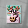 Bull contemporary wall art print by Juan de la Rica - sold by DROOL
