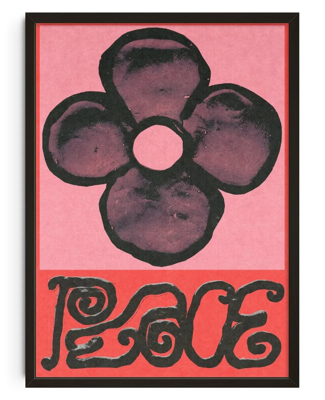 Peace contemporary wall art print by Imo Sinclair - sold by DROOL