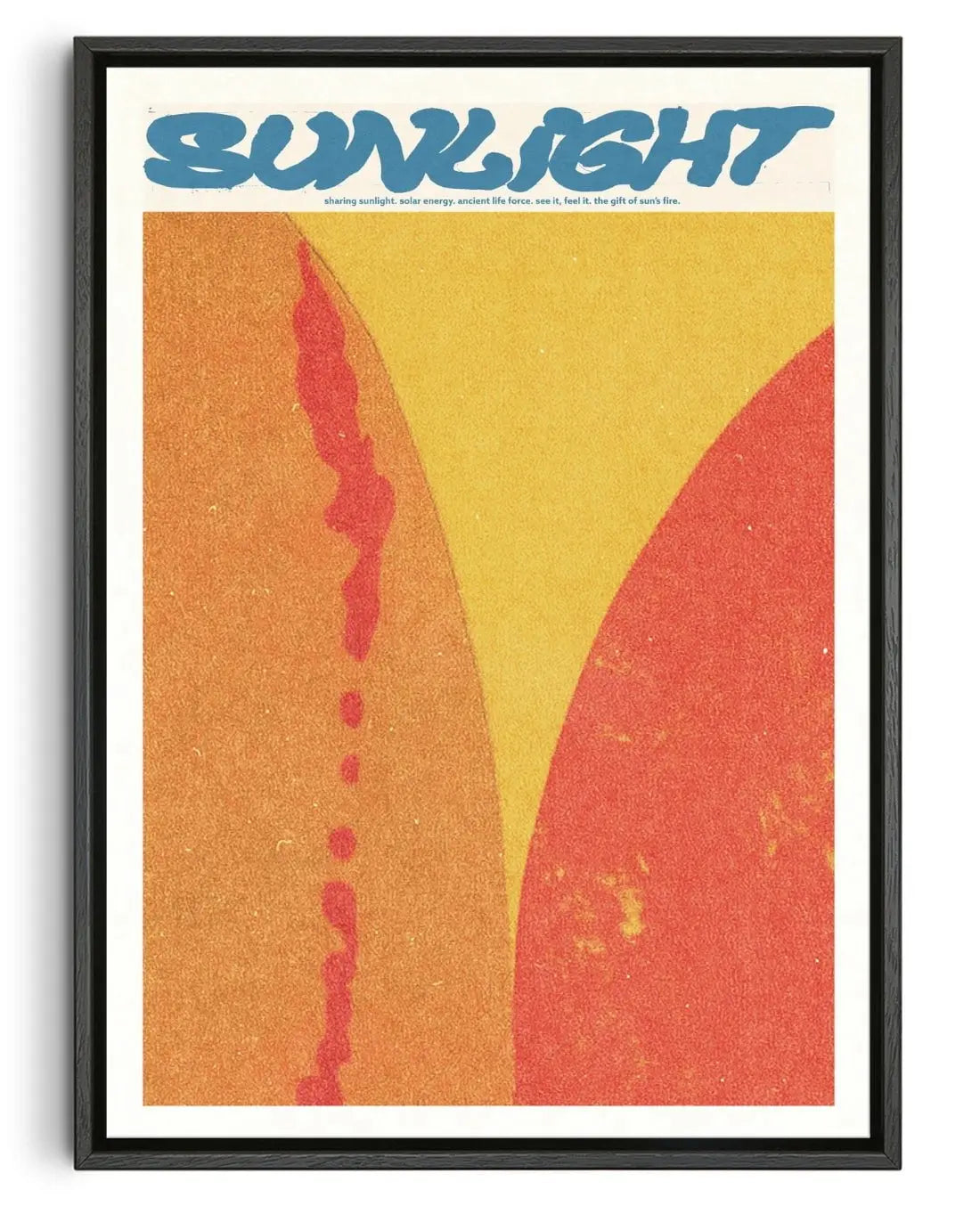 sunlight contemporary wall art print by Imo Sinclair - sold by DROOL