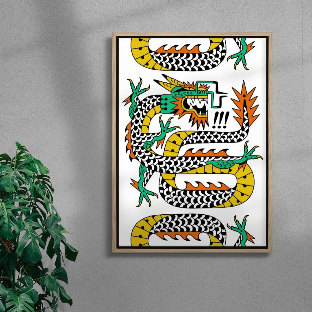 Roundhouse! contemporary wall art print by Jamie Muck - sold by DROOL