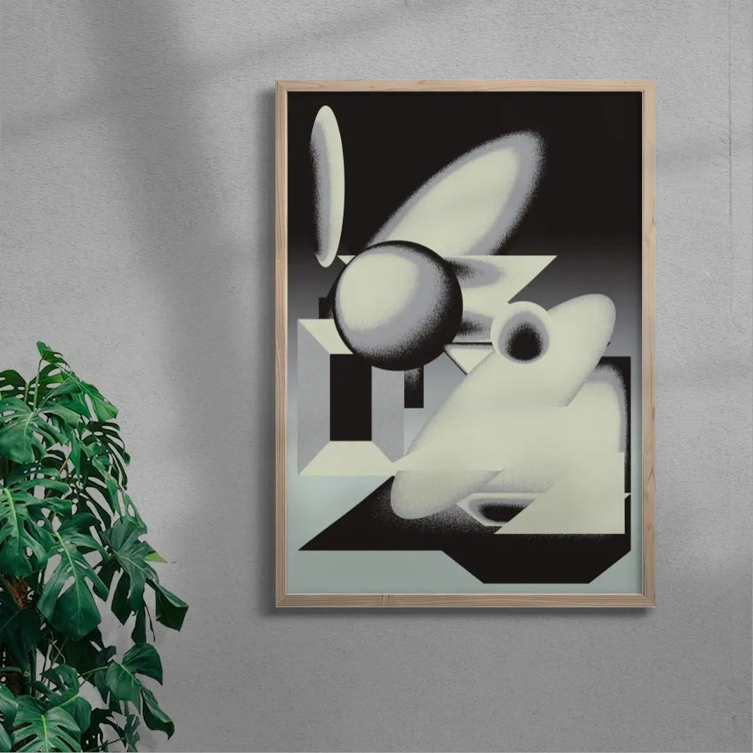 Neo Cubism contemporary wall art print by Casiel Checoni - sold by DROOL