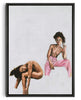 Load image into Gallery viewer, Think Pink contemporary wall art print by Sophie Goudman-Peachey - sold by DROOL