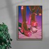 Disco Shoes contemporary wall art print by Paulina Almira - sold by DROOL