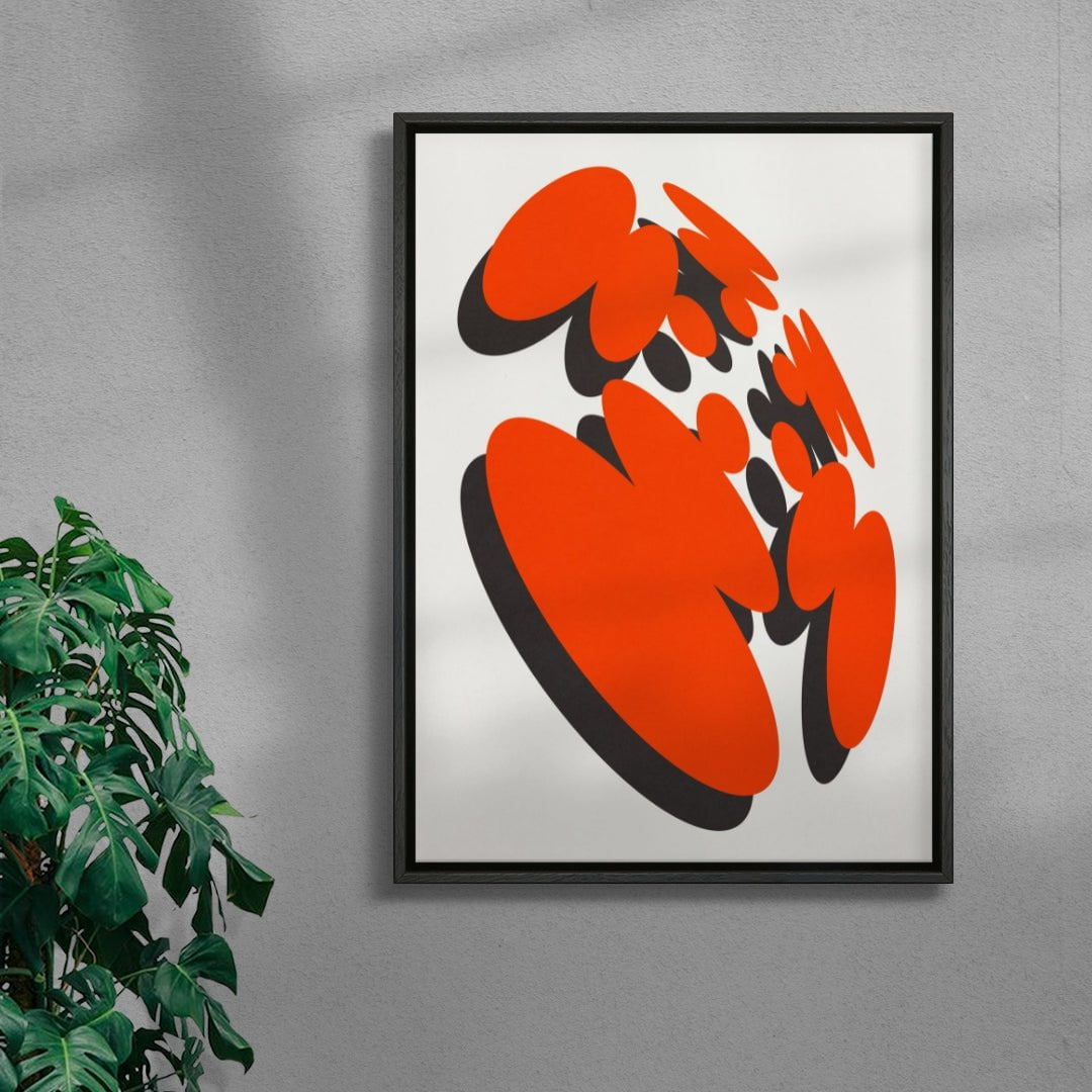 Whirl 2 contemporary wall art print by Edan Strachan - sold by DROOL
