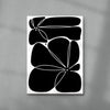 Flowers contemporary wall art print by Konrad Grafik - sold by DROOL