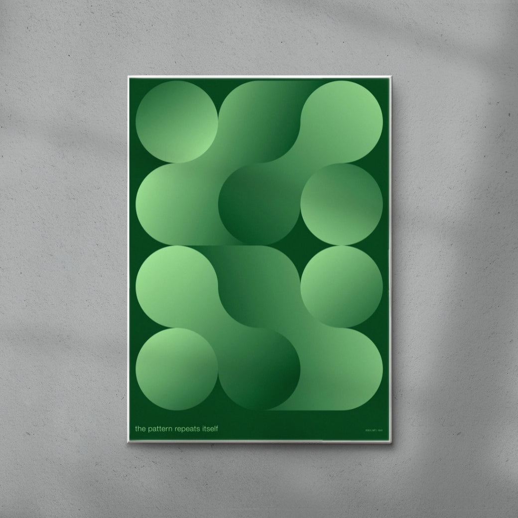 The pattern contemporary wall art print by Mirza Talovic - sold by DROOL