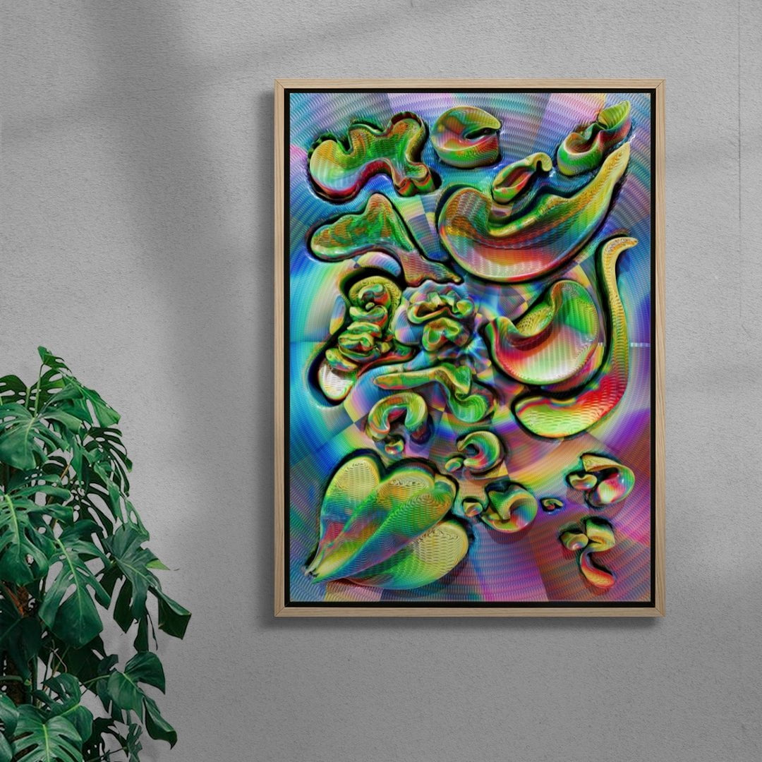 Holo contemporary wall art print by Misbah Anjum-James - sold by DROOL