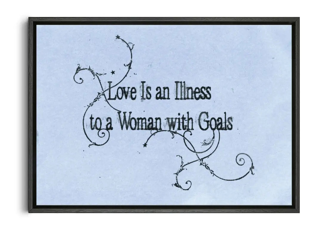 Woman With Goals contemporary canvas print by Jordan Schiffer - sold by DROOL