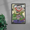 Ed contemporary wall art print by Austin Ansbro - sold by DROOL