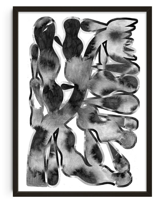 The drops and the Flower