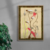 Plants contemporary wall art print by Naia Escribano - sold by DROOL