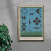 Nature's Rhythm 2 contemporary wall art print by Imo Sinclair - sold by DROOL