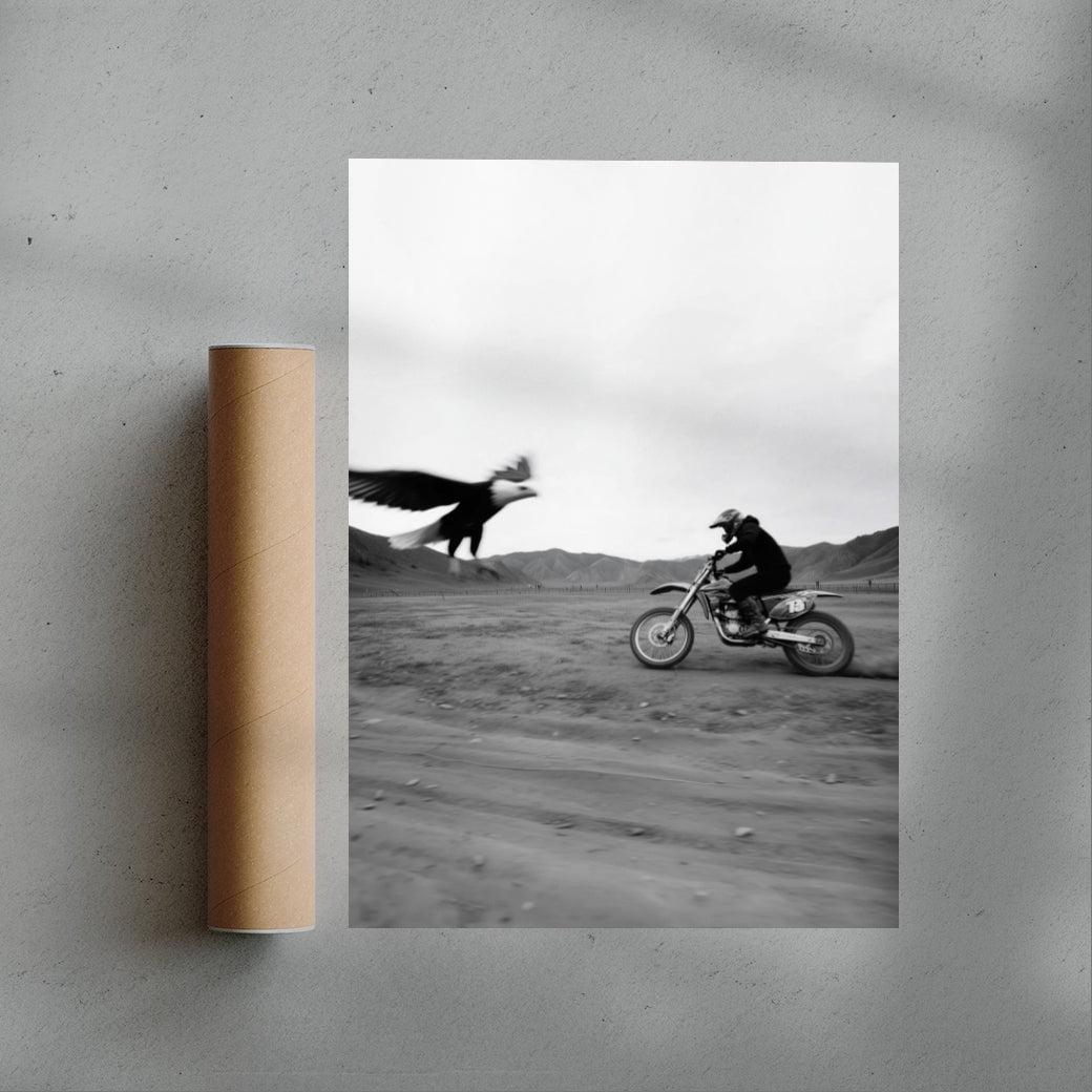 Hunted contemporary wall art print by Max Viper - sold by DROOL