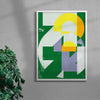 Reproduire Symbol (Version 1) contemporary wall art print by Duane Dalton - sold by DROOL