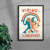 Vibing With The Universe contemporary wall art print by Aley Wild - sold by DROOL