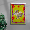 My Lucky Rabbit Foot contemporary wall art print by Kwonny - sold by DROOL