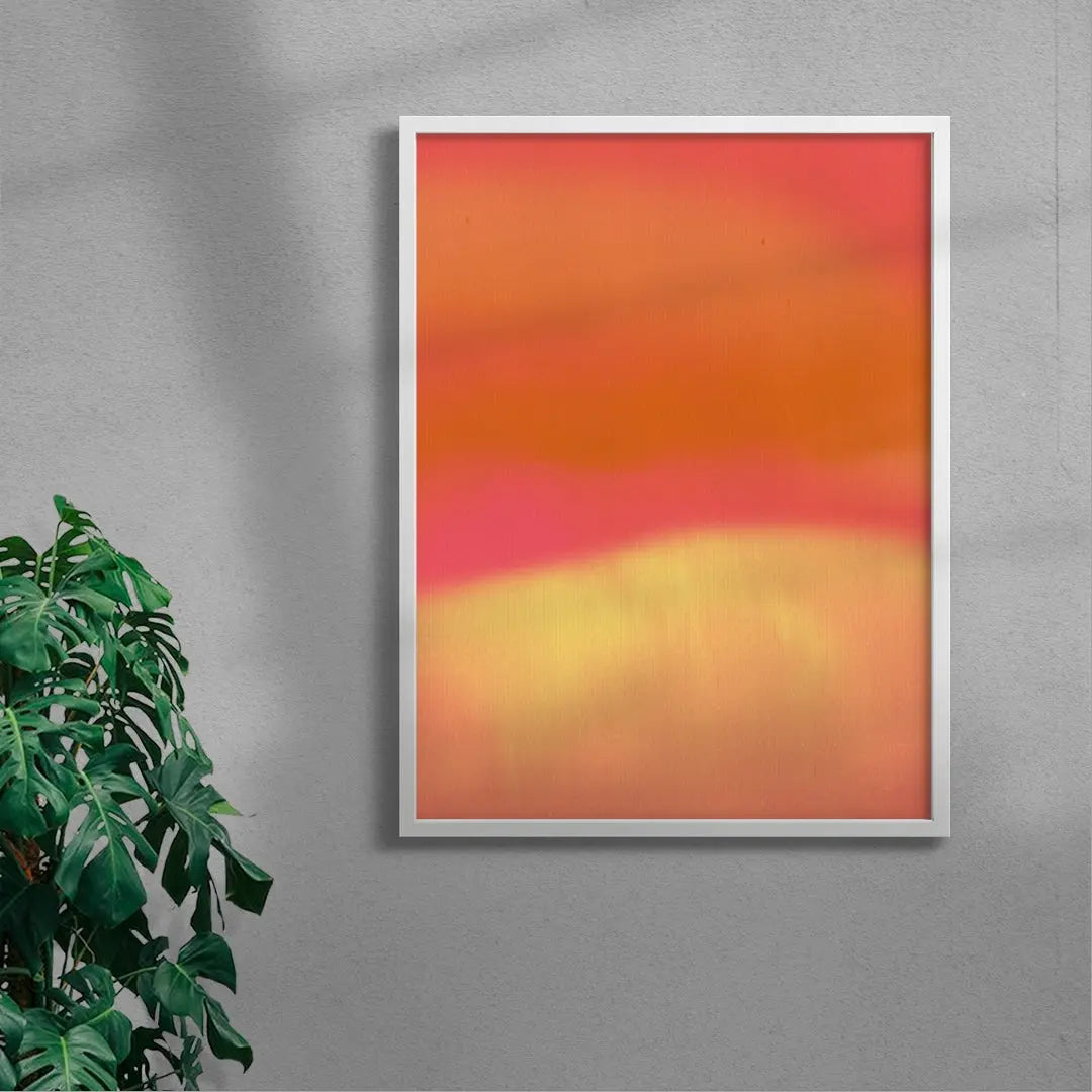 Abstract landscape in vivid colors