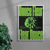 Douce Fleur contemporary wall art print by RIM Atelier - sold by DROOL