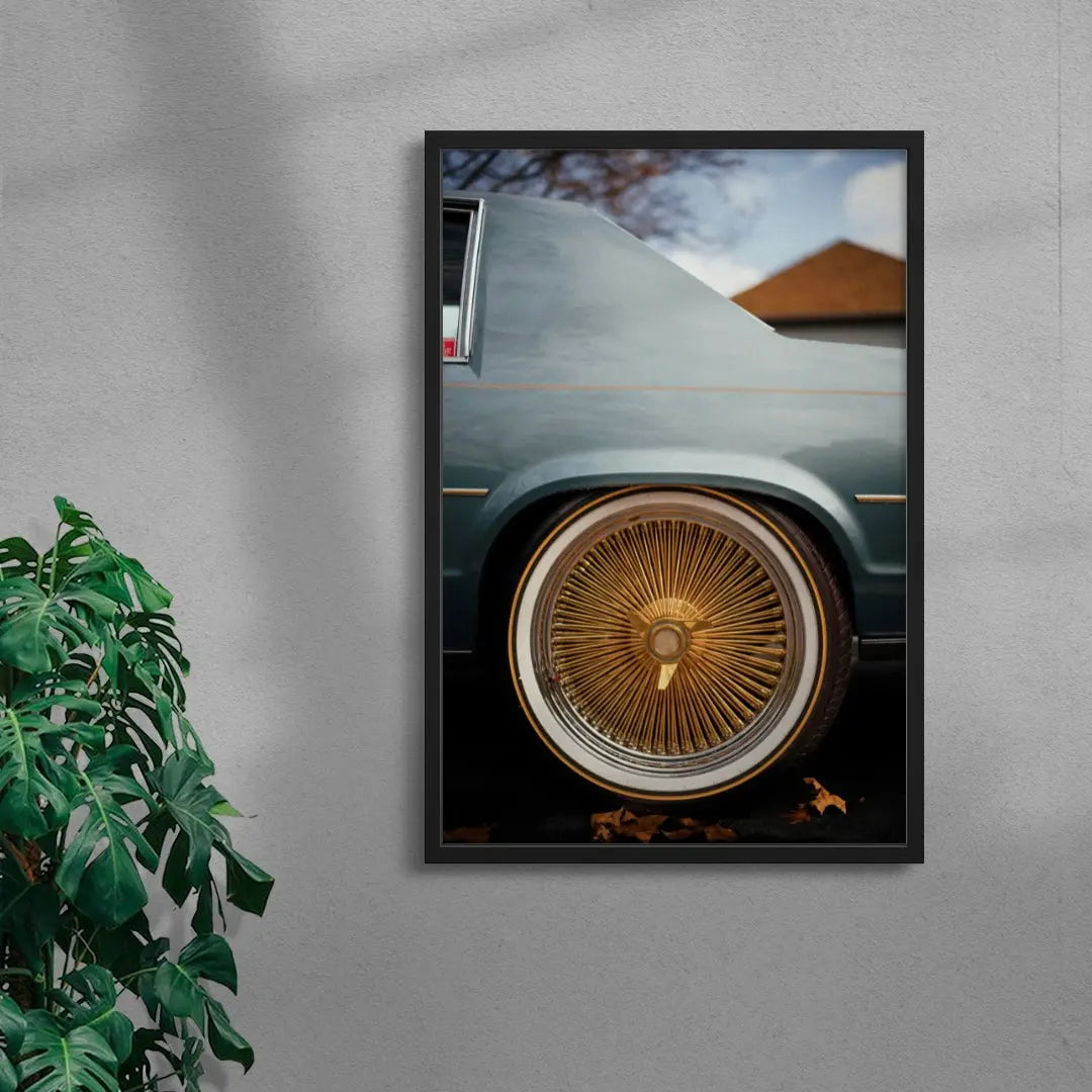 Golden Rim contemporary wall art print by Paul McKenzie - sold by DROOL