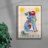 Cerberus II contemporary wall art print by Kwonny - sold by DROOL