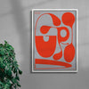 GRID contemporary wall art print by Sara Cristina Moser - sold by DROOL