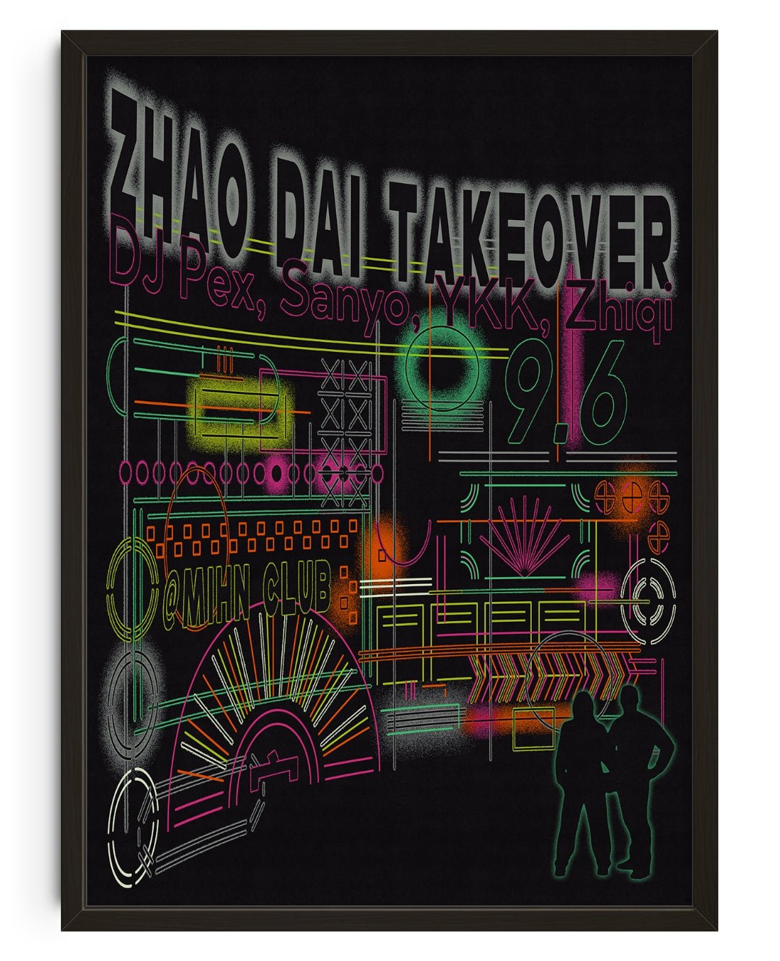 Zhao Dai Takeover Minh Club contemporary wall art print by MENSLIES - sold by DROOL