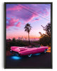 Cargar imagen en el visor de la galería, Retro Pink contemporary wall art print by Deston Isas - sold by DROOL