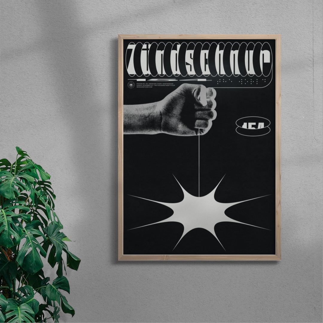 Fuse contemporary wall art print by Meindl Taxer - sold by DROOL