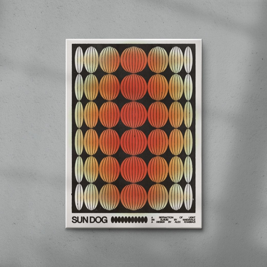 Sundog contemporary wall art print by Alexander Khabbazi - sold by DROOL