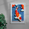 Kohaku contemporary wall art print by Othman Zougam - sold by DROOL