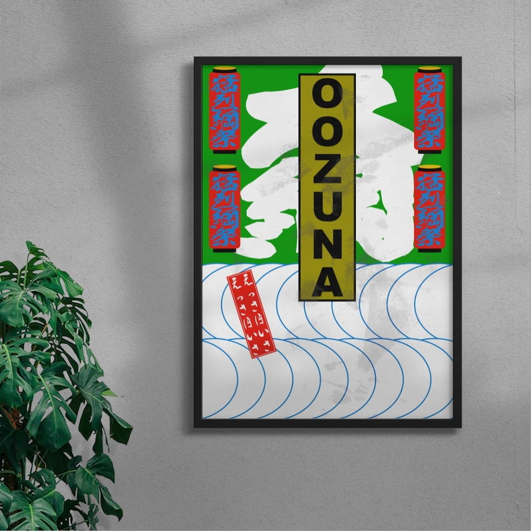 OOZUNA contemporary wall art print by Ren Morita - sold by DROOL