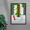 OOZUNA contemporary wall art print by Ren Morita - sold by DROOL