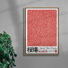 Cherry Tree Fields contemporary wall art print by George Kempster - sold by DROOL