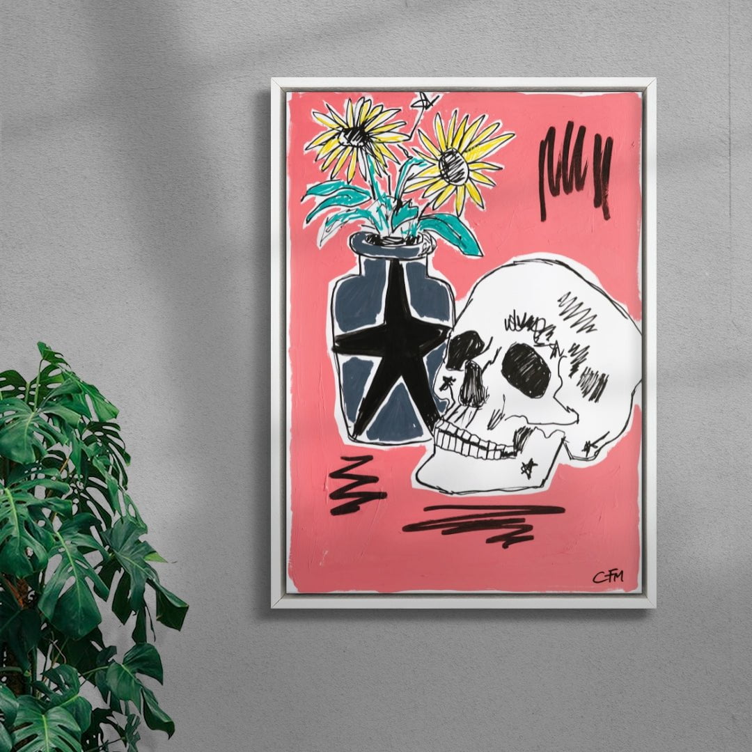 Certainty contemporary wall art print by Caitlin Flood-Molyneux - sold by DROOL