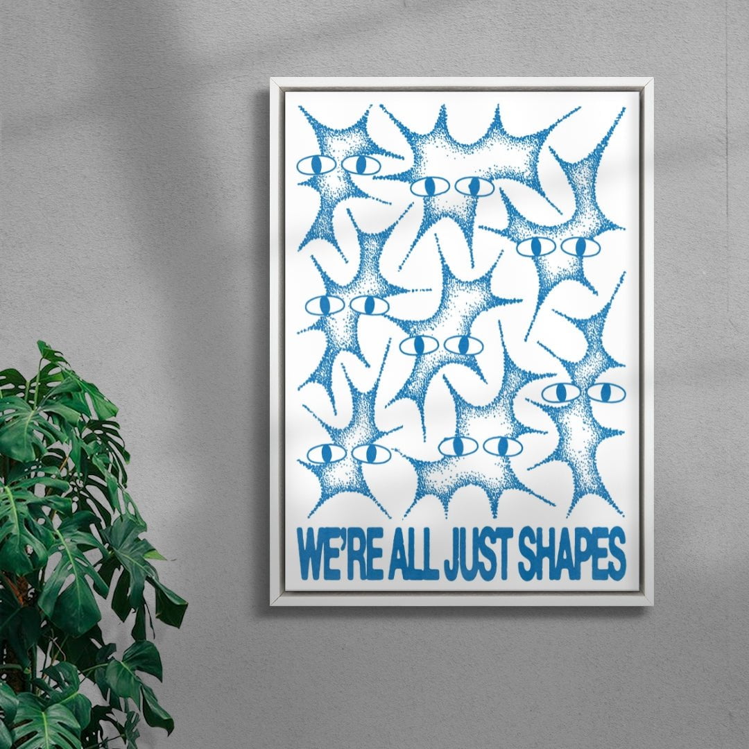 Shapes contemporary wall art print by Alexander Khabbazi - sold by DROOL