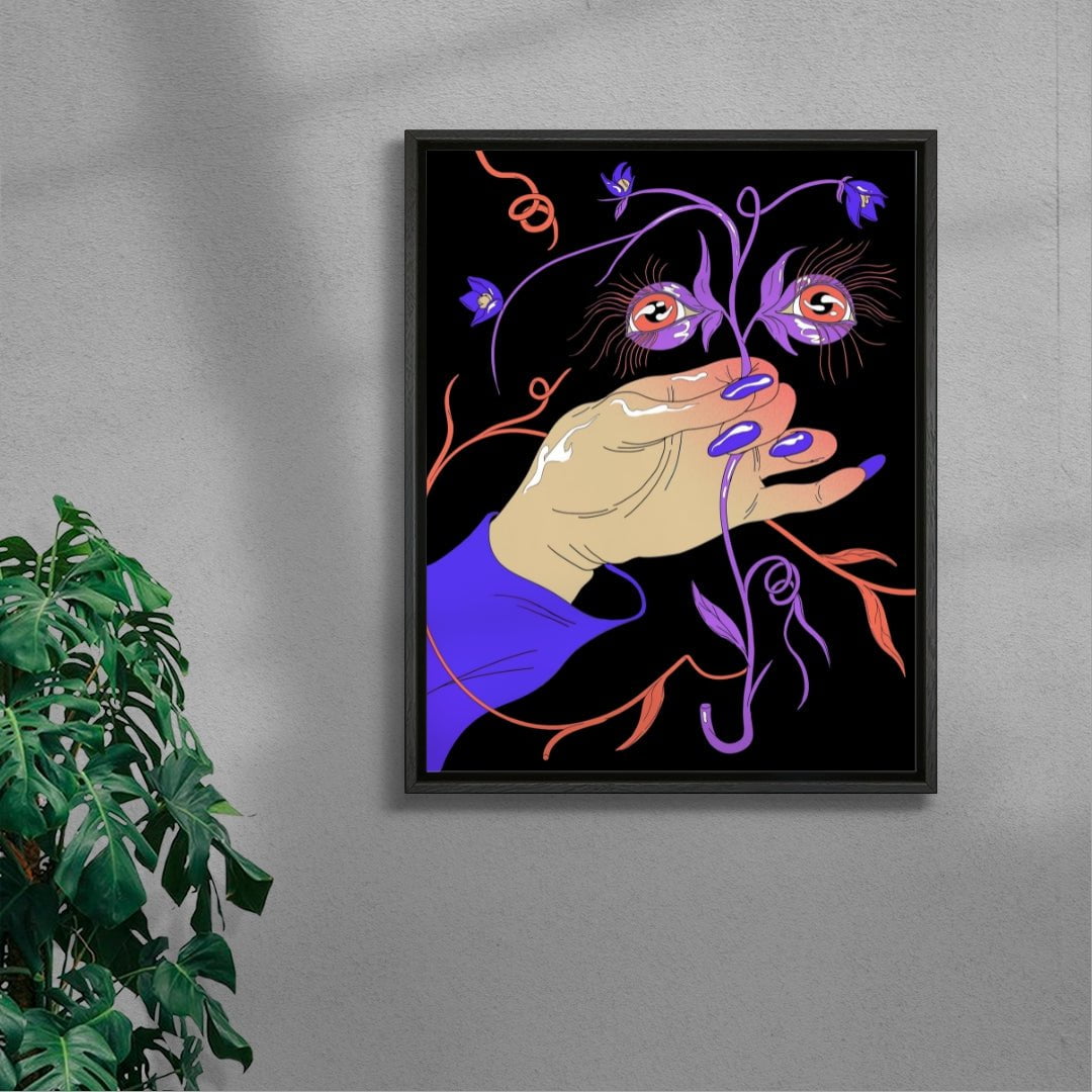 Saint Lucy contemporary wall art print by Raman Djafari - sold by DROOL