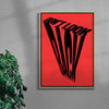 Don't Look Back contemporary wall art print by Roman Post. - sold by DROOL