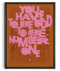 Bild in Galerie-Viewer laden, Number One contemporary wall art print by Pavel Ripley - sold by DROOL