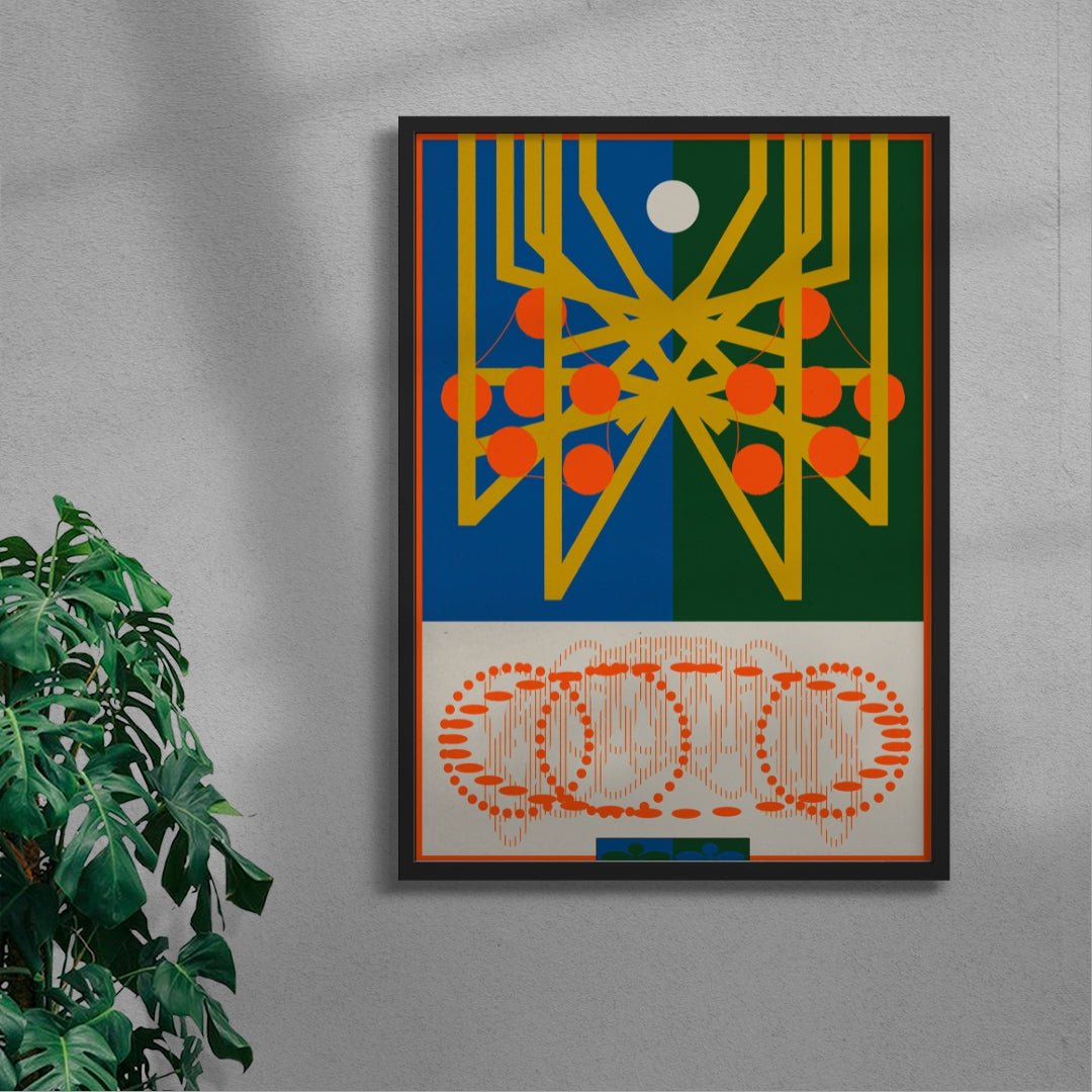 Behavior contemporary wall art print by Tristan Huschke - sold by DROOL